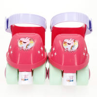 Peppa Pig Patines 4 ruedas, talla 22 a 29, máx. 20 kg, niños +3 años, medidas, talla ajustable, freno delantero, diseño colorido, desarrollo de la motricidad fina y estabilidad, actividades exterior, juegos para niños, deportes niño - details 6