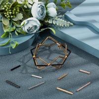 Tubo De Cuentas De Vidrio Opacas 64g Forma De Bugle 30mm/20mm Cuentas De Semillas Metálicas Para Fabricación De Joyas - details 1