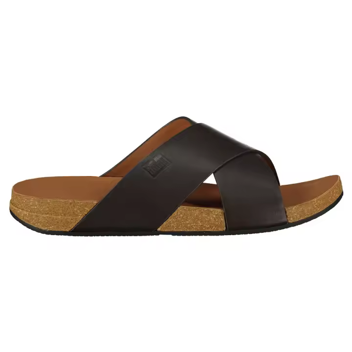 Fitflop Chanclas Iqushion Leather Cross Marrón - 1