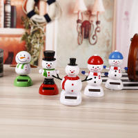 Decoración De Navidad Para Escritorio Solar De Santa Claus Danzante Oso De Nieve Feliz Navidad Regalo Accesorio De Hogar Material Plástico - details 2