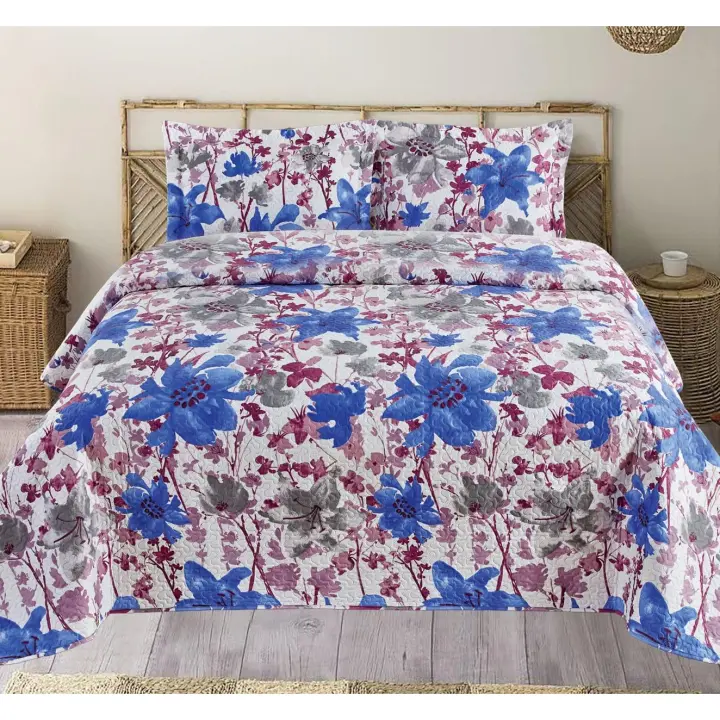 Printex Home - Colcha Bouti Verano Estampada - 90/105/135/150 cm - Poliéster - Reversible - Fina y Ligera - Sin Fundas de Cojín - ¡Renueva tu Cama esta Temporada! - 1