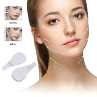 40Pcs Parches Elevadores De Rostro Instantáneos Invisibles Adhesivos De Lifting Facial Transpirables Para Eliminar Arrugas Herramientas De Maquillaje V-Line - details 2