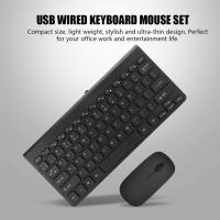 Teclado Y Ratón USB Ultra Delgado Para PC Y Portátil Combo De Teclado Y Ratón Óptico Con Cable Compatible Con PC Y Laptop - details 6