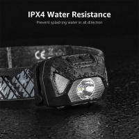 Linterna Frontal LED Recargable USB Con 6 Modos Impermeable IPX4 Para Pesca Al Aire Libre Luz Roja Y Verde Lámpara Frontal De 5W - details 7