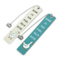 Marcapáginas De Acero Inoxidable Con Diseño De Pato Metálico Regalo Cálido Para Lectura Ideal Para Amigos Y Familiares - details 6