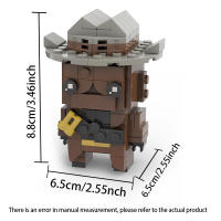 Bloques De Construcción MOC TV Play Fallouted Shelter Personajes Creativos Figura De Acción Lucy MacLean Modelo Para Niños - details 8