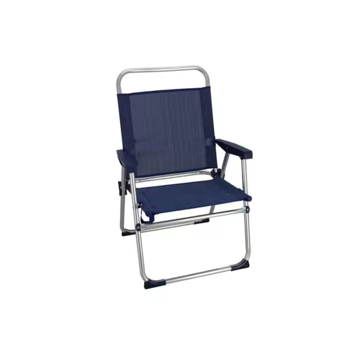 STARLEY-Silla playa  fija CRESPO alum Resiste 110kg azul - 1