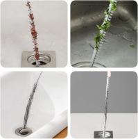 Cepillo de limpieza para desagüe, tamaño para introducir en el orificio de drenaje; 45 cm y flexible - details 4