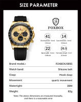 Reloj De Pulsera LIGE Top Brand Luxury FOXBOX Para Hombre Con Calendario Fecha Doble Mostrador Digital Luz Resistente Al Choque Reloj De Mano Luminoso Resistente Al Agua - details 4