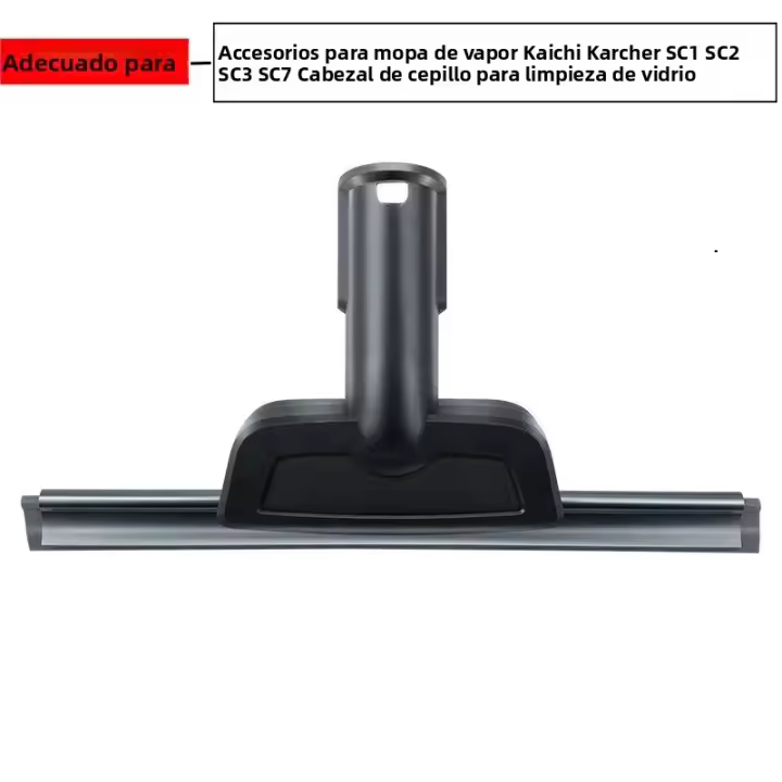 Cepillo De Limpieza De Vidrio Accesorio Para Mopa De Vapor Kaichi Karcher SC1 SC2 SC3 SC7 Cabeza De Cepillo De Plástico Y Goma - 1