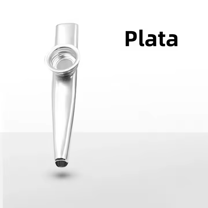 Kazoo De Aleación De Aluminio Ligero Y Diseño Sencillo Para Guitarra Instrumento Musical Para Amantes De La Música - 1