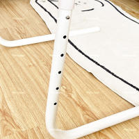 Mesita de noche, mesa pequeña móvil, dormitorio de estudiantes, escritorio simple, dormitorio, hogar, plegable, elevación, mesa de computadora perezosa - details 3