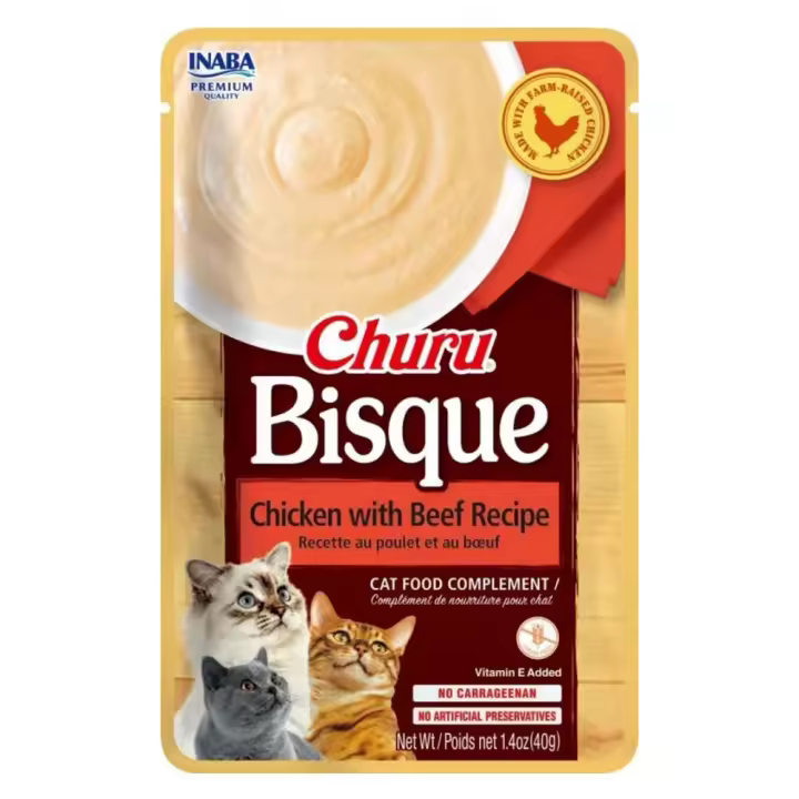 Churu Cat Bisque Receta Pollo Con Buey 40 Gr - 1