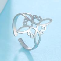 Anillo de Nude de Bruja para mujer de Maple inoxidable, ajustable abierto para Dedo Celta cuaternario Wiccan Brujas  plata - details 0