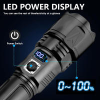 Linterna láser portátil para exteriores, de alta intensidad, recargable, de larga duración, enfocada y de alto lumen, con pantalla digital. - details 3