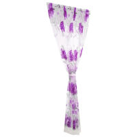 1pc Cortinas De Tulle Floral Para Sala De Estar Blancas Cortinas Transparentes Para Dormitorio Puerta Cortinas Cortas Para Ventana De Cocina Decoración De Puerta - details 5