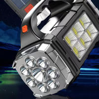 Linterna LED Solar De 5000mAh Con Luz De Trabajo COB Linterna De Camping Impermeable Y Portátil Como Power Bank Recargable USB - details 12