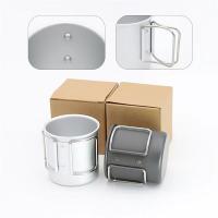 Taza De Café Para Camping Hikevictor 300ML Aluminio Ultraligera Con Manija Plegable Kit De Picnic Al Aire Libre Cocina De Viaje - details 2