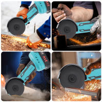 Amoladora angular eléctrica sin escobillas de 3 pulgadas con 2 discos de corte, máquina de corte de mano, herramienta eléctrica para batería Makita de 18V - details 5