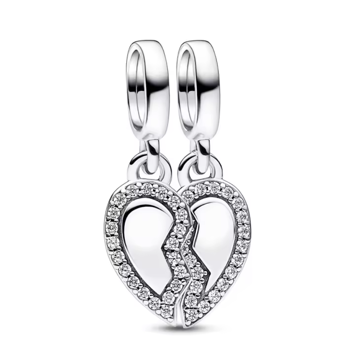 Pandora Charm Colgante Divisible en plata de ley Corazón Amistad 792743C01 , para Mujer - 1