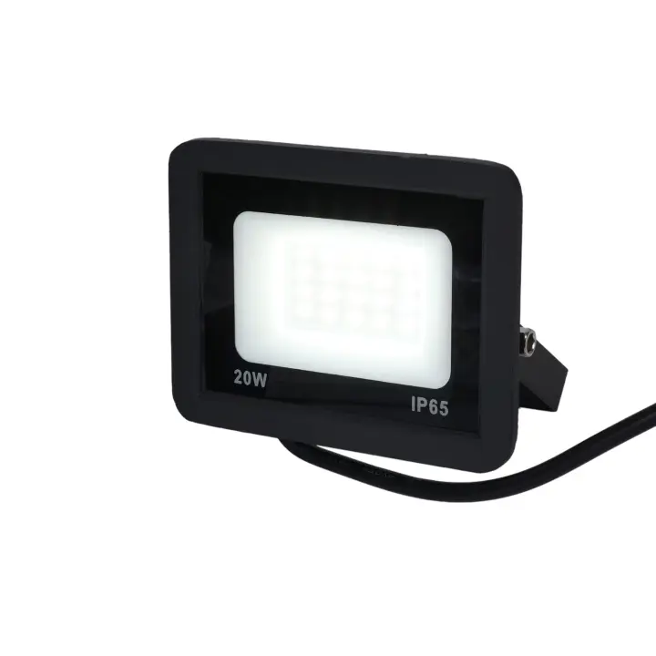 ALPINALUZ  Foco Proyector LED Exterior IP65 Impermeable 20W 1900Lm 3000K Luz Cálida para Casa, Garaje, Patio, Terraza, Campo - 1