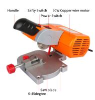 Máquina De Corte Micro 45 Grados Mini Sábanca De Mesa Herramientas DIY Para Corte De Madera Plástico Cobre - details 9