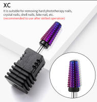 Nuevo Set De Uñas 5 En 1 Con Broca De Carburo De Tungsteno Platinado Morado Para Manicura Herramientas De Uñas Con Corte Tapered Bit Milling Cutter - details 9