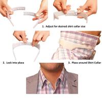 Kit De Fijación De Cuello Ajustable Para Camisas Soporte De Collar De Sostén De T-Shirt Accesorio De Ropa Para Hombres Y Mujeres Material De Poliéster Y Plástico - details 12