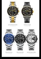 Reloj De Cuarzo Para Hombre OLEVS Marca Top Calibre Original Pantalla Luminosa Resistente Al Agua Acero Inoxidable Cronógrafo Calendario Estilo Casual - details 7