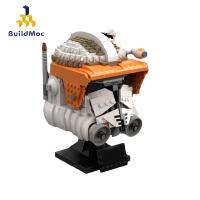 MOC-112159 Casco De Comandante Cody Serie De Bloques De Construcción Set De Ideas Para Juegos De Espacio Y Guerras Estelares Regalos Para Niños - details 0