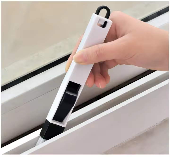 Cepillo De Limpieza Para Rincones Y Ranuras De Ventanas Y Teclado Computadora Herramienta Doméstica Para Eliminar Polvo Y Suciedad - 1