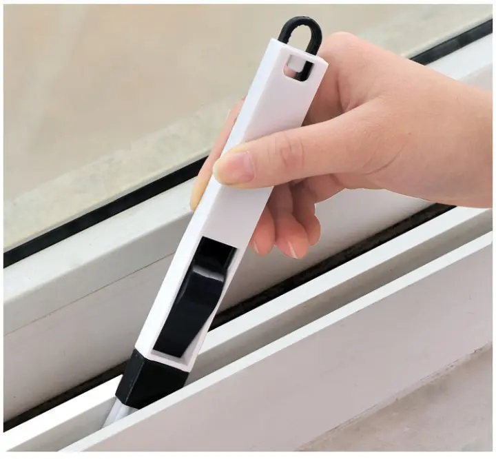 Cepillo De Limpieza Para Rincones Y Ranuras De Ventanas Y Teclado Computadora Herramienta Doméstica Para Eliminar Polvo Y Suciedad - 1