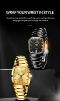 Reloj De Cuarzo Para Hombre Original OLEVS Con Correa De Acero Tungsteno Calendario Impermeable Reloj De Pulsera Lujo Con Manos Luminosas Y Numeros Romanos - details 7