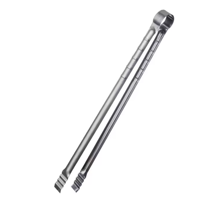 Pinzas De Asado De Acero Inoxidable Para Camping Y Cocina ExtraLargas Resistentes Al Calor Fáciles De Limpiar 45CM - 1