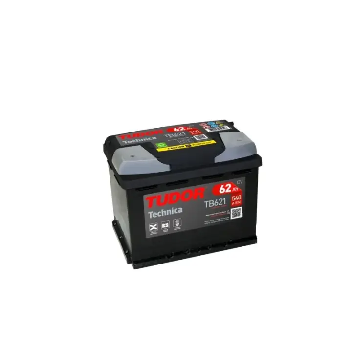 Batería de coche Tudor Technica TB621 12V 62Ah 540A (EN) - 1