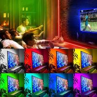 Tiras LED RGB Bluetooth Musica Sincronizada 45M (3 Rolls De 15M) Control Remoto Y APP Color Cambiable Para Decoración De Hogar - details 3