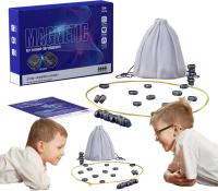 Juego de tablero magnético, juego de tablero magnético, juego de atracción magnética, juego educativo de tablero, juego de tablero magnético, artículos de fiesta de tablero portátiles adecuados para familiares y amigos. - details 0