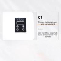 Unidad De Aire Acondicionado Portátil Sin Tuberías Con Control Remoto Climatizador Calor Y Frío Para Ventanas Sin Marca - details 7