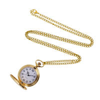 Reloj De Bolsillo Vintage Sencillo Con Cadena Colgante Cuarzo Aleación De Metal De Color Sólido Reloj Clásico De Gran Tamaño Para Hombres Y Mujeres - details 1
