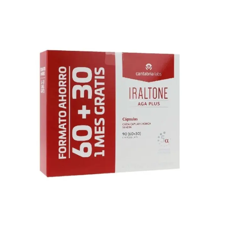Cantabria Iraltone AGA Plus Cápsulas 60+30 Gratis - 1