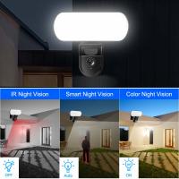 Cámara De Vigilancia Exterior Con Luz De Farol 3MP Tuya Sensor Inteligente IP66 Impermeable Luz De Pared Para Jardín 10W Monitoreo Seguridad - details 2