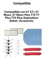 Accesorios Para Robot Aspirador Roborock S7 S7+ S7 Maxv S7 Maxv plus T7S T7 plus T7S plus Cepillo Principal Filtro Hepa Mop Partes De La Máquina De Aspirar - details 0
