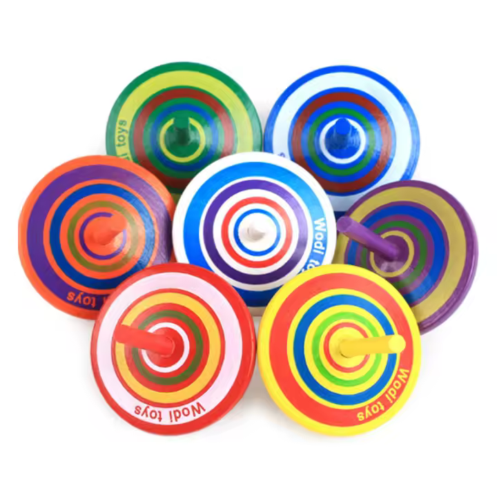Juego De 10 Palillos De Madera Multicolor Para Niños Juguetes Educativos Para Jardín De Infancia Alivio Del Estrés Para Adultos Regalo Para Bebés Fiestas - 1