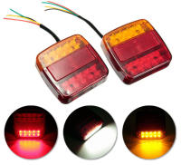 Luces Traseras Impermeables Para Camiones Y Remolques De Coche 12V Con 20 LEDs Luz De Señal Trasera Y Luz De Freno Partes De Luces Traseras - details 1