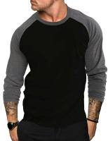 Camiseta De Hombre Para Gimnasio Y Correr Con Manga Larga Secado Rápido Eliminación De Humedad Cuello Redondo Deporte Entrenamiento Ligera - details 3