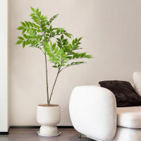 Planta Artificial De Figo Grande 76-140cm Hojas Verdes De Plástico Para Decoración De Jardín Y Exterior Estilo Tropical - details 5
