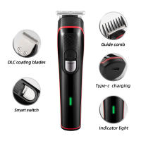 Cortapelo Eléctrico 5 en 1 con Pantalla Digital Inteligente - Kit de Corte de Pelo Casero Completo para Barba, Cerdas y Cabello - Trimmer Multifuncional con Accesorios Especializados - details 4