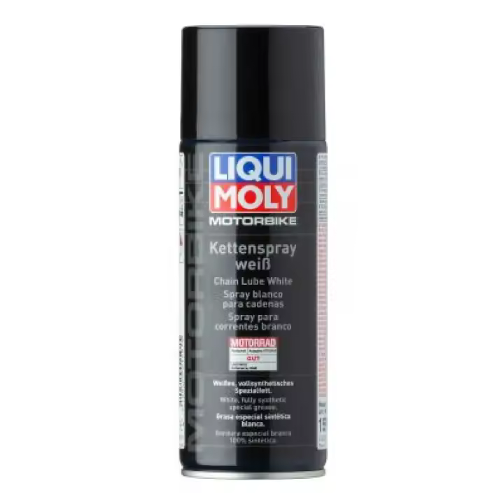Liqui Moly- Motor Bike Cadena Spray Color Blanco Lubricación x8 - 1