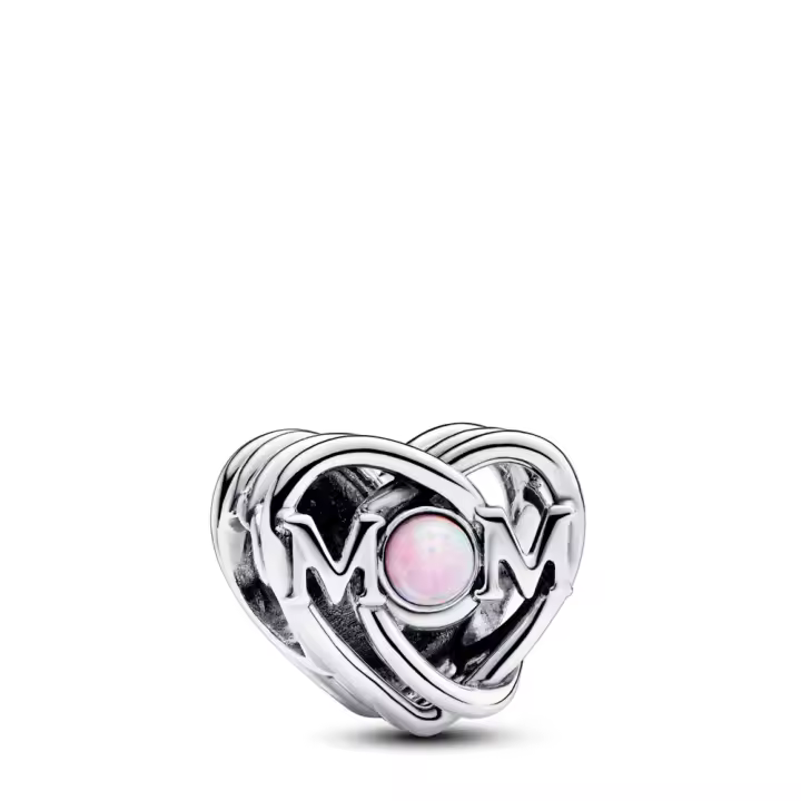 Pandora Charm en plata de ley Corazón Filigrana y Madre 793233C01 , para Mujer - 1