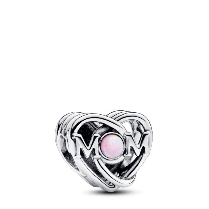 Pandora Charm en plata de ley Corazón Filigrana y Madre 793233C01 , para Mujer - 1